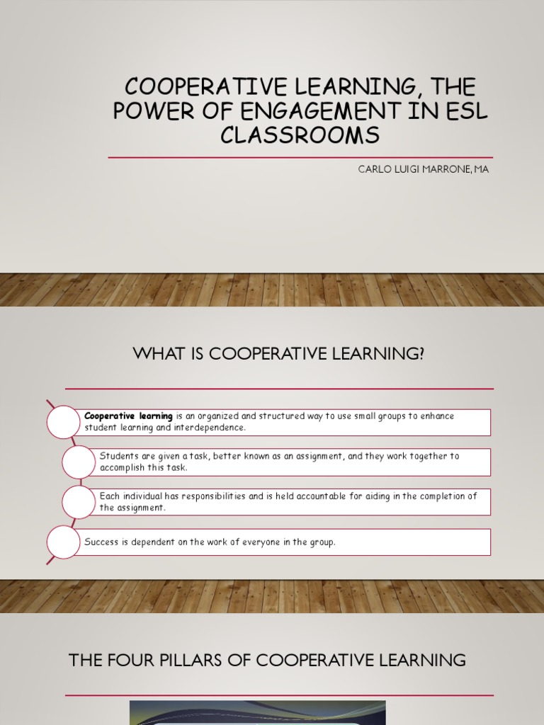 Engaging ESL Classrooms with Cooperative Learning | PDF