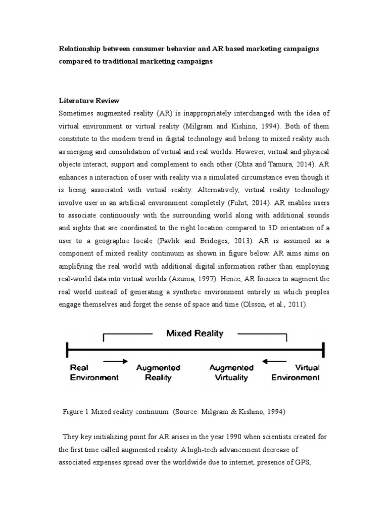 AR Marketing's Impact on Consumer Behavior | PDF | Augmented Reality ...