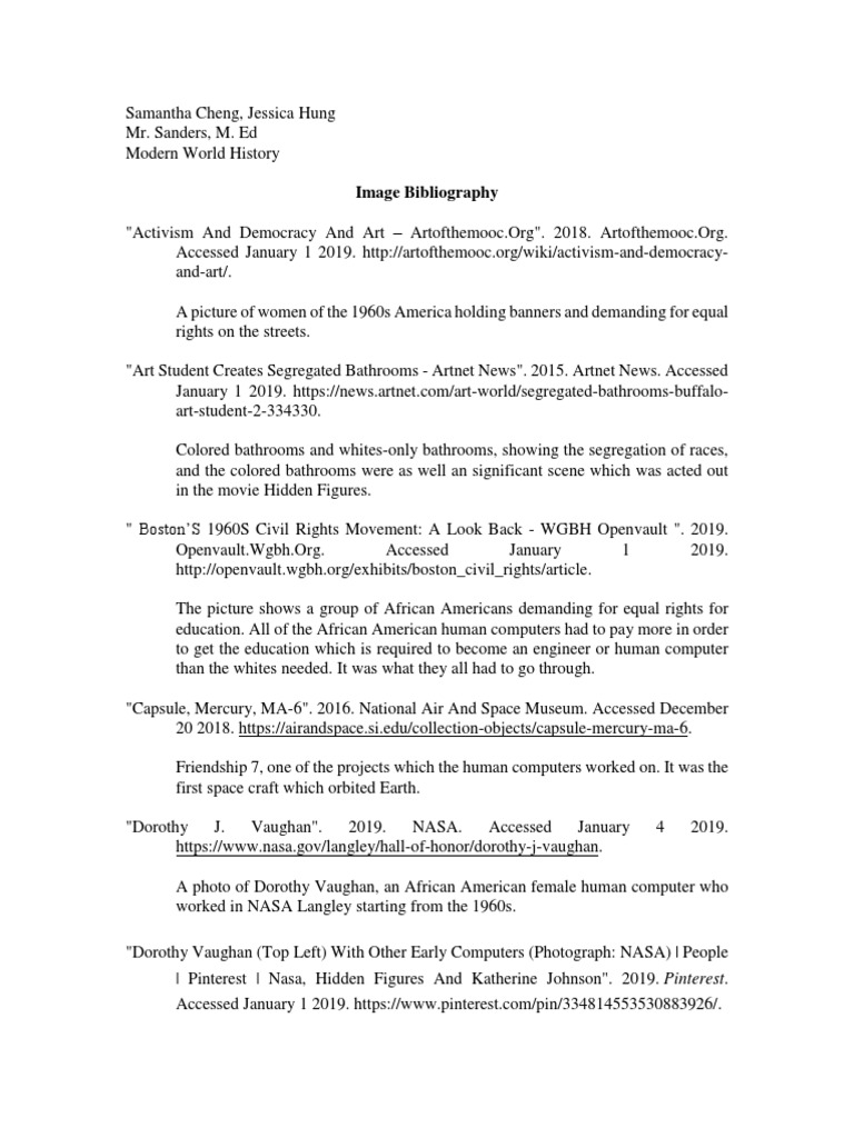 Image Bibliography Hidden Figures Katherine Johnson