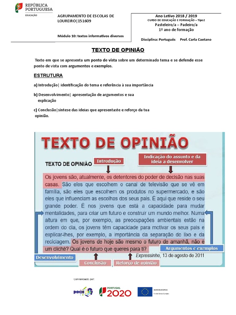 Texto de Opinião