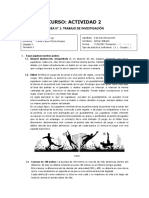 Trabajo de Investigación: Deportes 