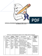 Matriz de Programacion Secundaria 2019