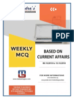 Weekly Current Affairs 15 10 18 English PDF