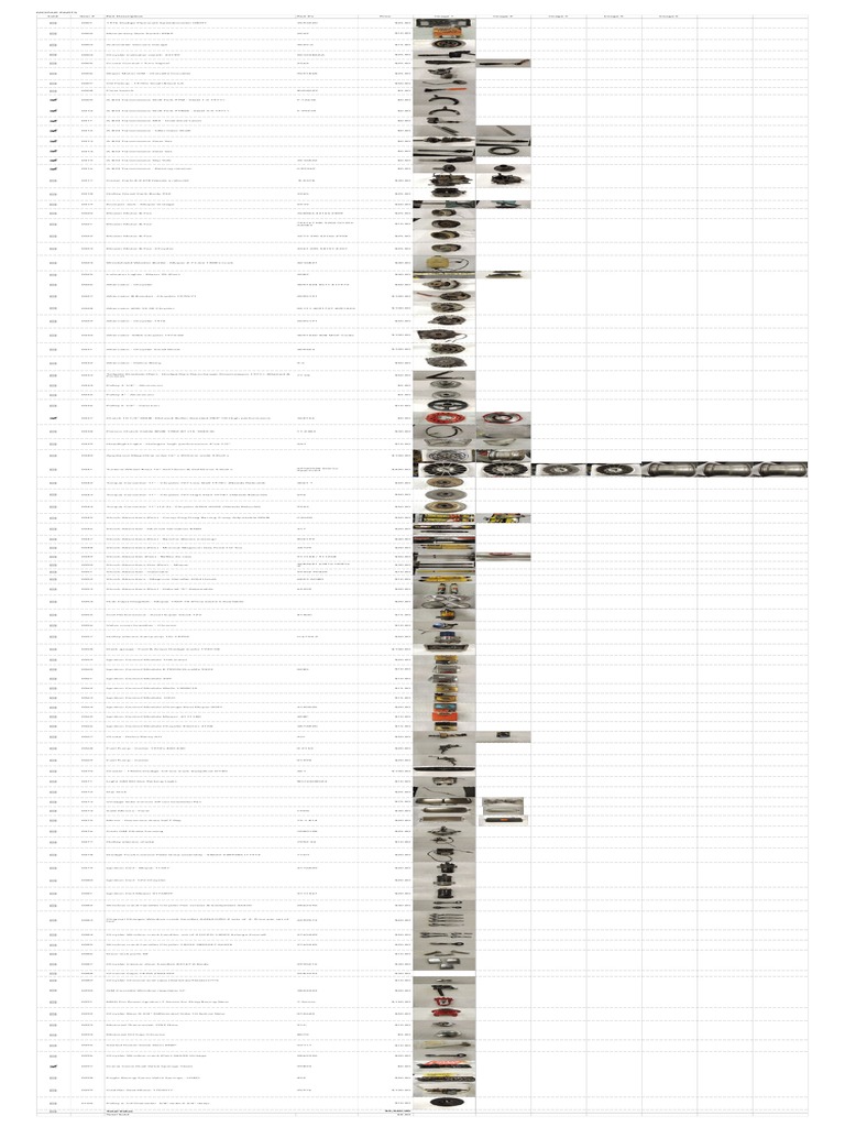 Mopar Parts List 0001-0100 | PDF
