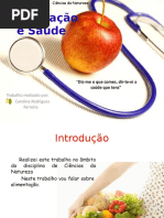 Alimentaçao ( Trabalho de CN)