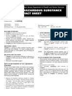 Camphor Hazardous Substance PDF
