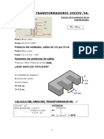 Calculo Transformador Tap-Cen