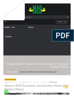 Niwana Sod Suplemen Antioksidan Penangkal Radikal Bebas