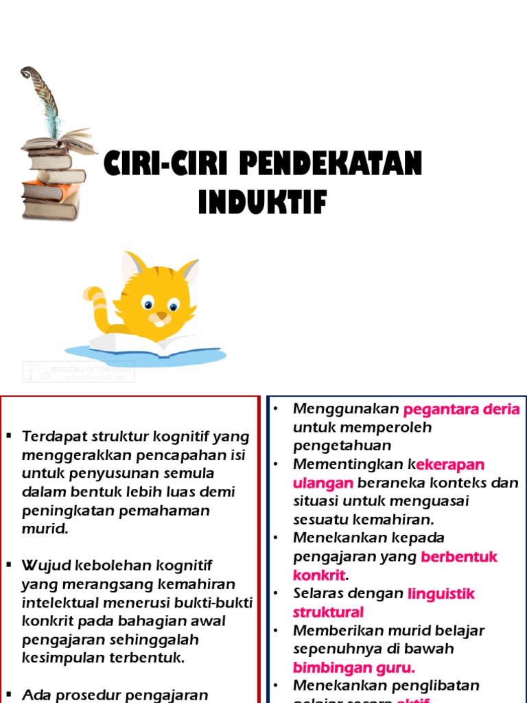 Ciri Ciri Pendekatan Induktif Pdf
