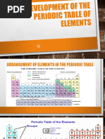 Lesson Grade 8 Development of the Periodic Table, Reactivity Series and Trends