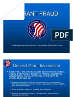 National Procurement Fraud Task Force - Grant Fraud Presentation