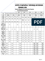 Spring 2019 Exam Schedule ITM Programmes