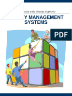 Safety Management Systems: Introduction To The Elements of Effective