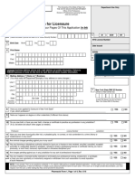 Application For Licensure: Pharmacist Form 1