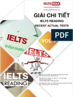 Ielts Recent Reading Actual Tests Vol 1 - Giai Chi Tiet