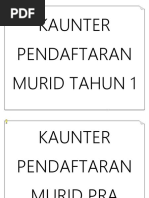 Tanda Nama Kaunter Meja