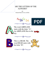 These Are The Letters of The Alphabet: BY Rolando Merino For His Son Rollie