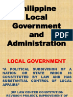 Philippine Local Government and Administration
