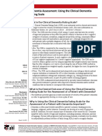 Dementia Assessment - Using The Clinical Dementia Rating Scale