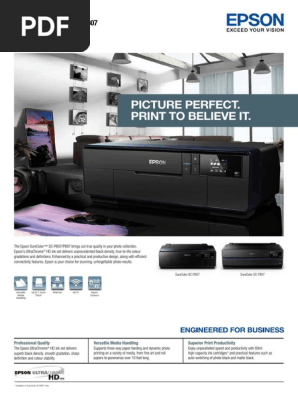 epson l805 printer specification pdf