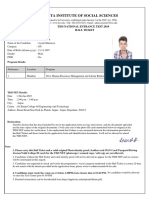 TISS NET 2019 Hall Ticket for Ayush Khimesra