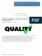 Difference Between Quality Assurance and Quality Control (With Comparison Chart) - Key Differences