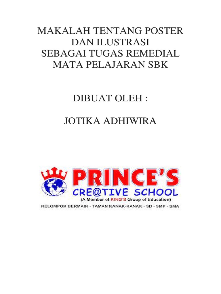 Makalah Tentang Poster Dan Ilustrasi