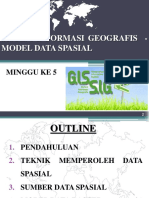 Sistem Informasi Geografis - M5 - Model Data Spasial