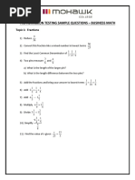 Grade 11 Business Math Sample Questions PDF