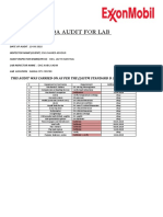 Audit For Lab A Q: This Audit Was Carried On As Per The ( (Astm Standard D 3740 - 10) )
