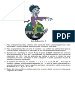 Lista Exercícios III - Nota, Usuário, População, Sequência Fibonacci, MDC