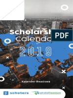 Scholarship Calendar: Kalender Beasiswa