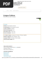 Lingua Cultura _ Directory of Open Access Journals