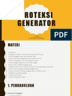 Proteksi Generator