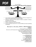 ICT Perspective Towards Leadership and Development by Ravenal de Jesus ISBN 978-971-0572-94-6