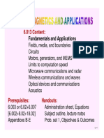 Fundamentals and Applications of Electromagnetics