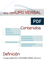 Tipos de complementos del grupo verbal