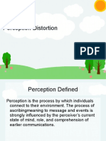 Perception Distortion