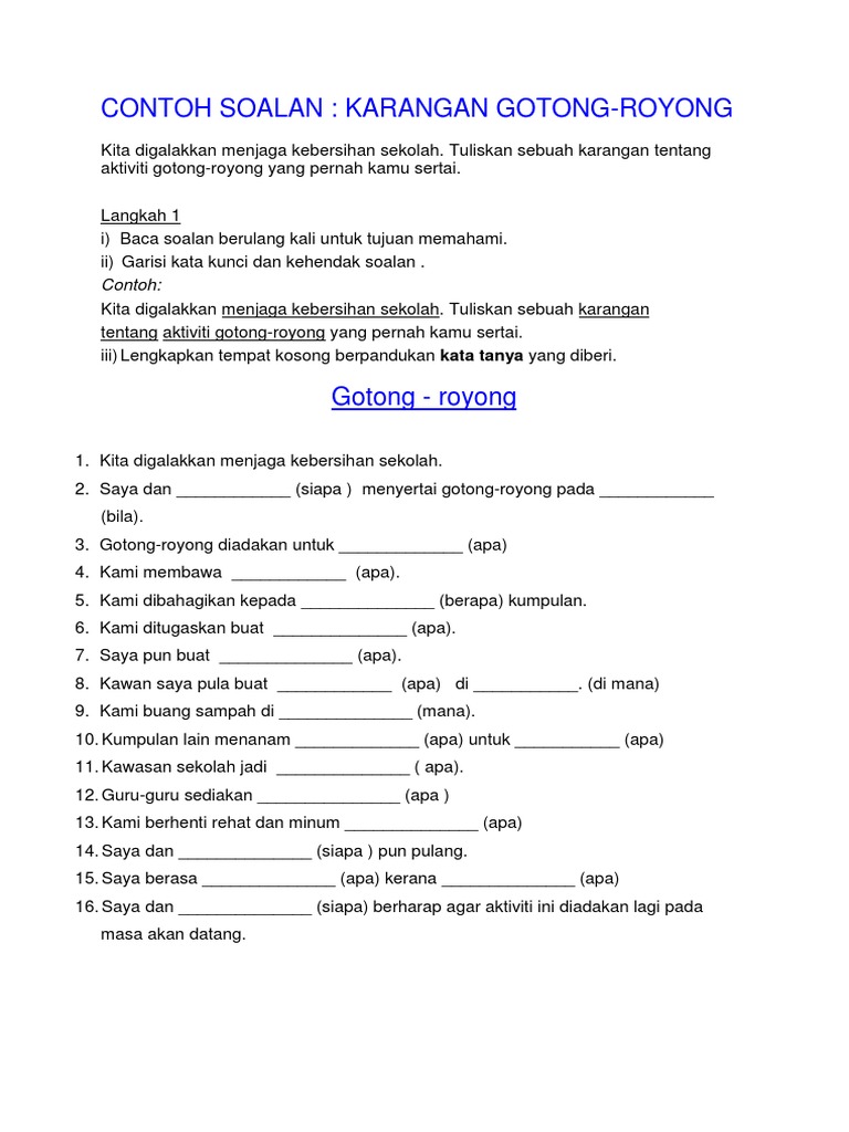 Teknik Karangan Pdf