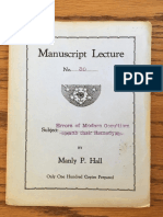 Hall, Manly P. - Manuscript Lectures No.30 - Errors of Modern Occultism.pdf