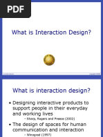 What Is Interaction Design?