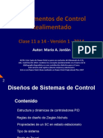 Fundamentos de Control Realimentado: Clase 11 A 14 - Versión 1 - 2014
