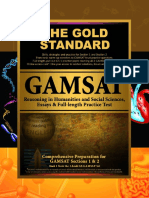 Gold Standard GAMSAT Section 1 2 Mock Exam