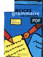 233494585 Exercices Grammaire en Contexte