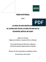 CALVO - PORTELA - Ruth - Maria - Tesis-La Idea de Dios Según Kant. El Lugar Que Ocupa La Idea de Dios en La Filosofía Crítica de Kant.