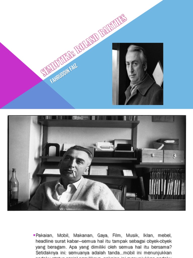 Mitos dan Semiologi dalam Budaya Barthes | PDF