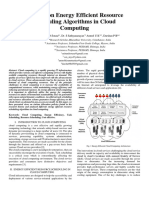 A Study On Energy Efficient Resource Scheduling Algorithms in Cloud Computing