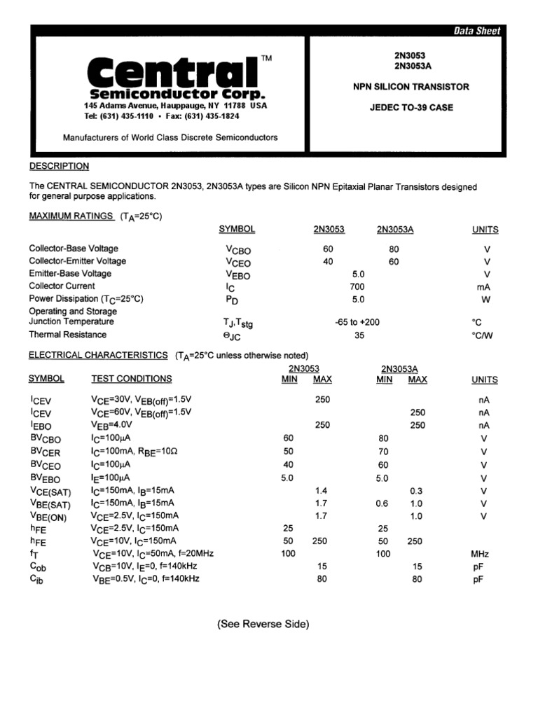 Electronics Component Datasheet Download | PDF