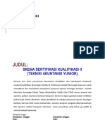 Skema Sertifikasi Kualifikasi II Akuntansi (Teknisi Akuntansi Yunior) Ptuk