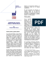 2001 Pulido Gobernabilidad, Política Pública y Gestión Pública PDF